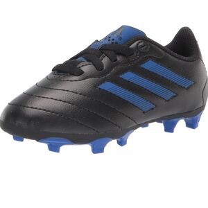 Adidas Goletto VII FG J Size 12 Boys Soccor Cleats Blue/black Lace Up NWT